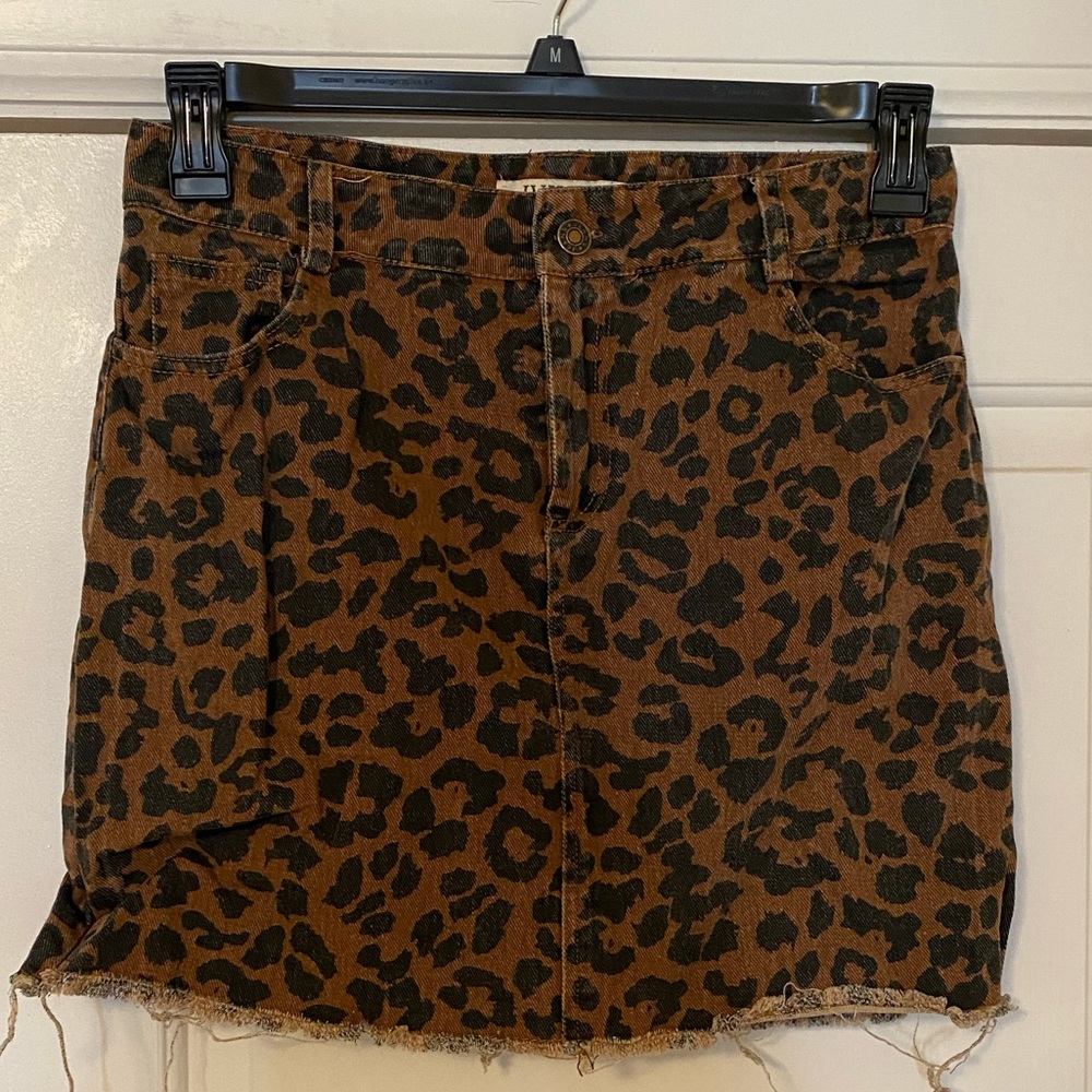 IVIVI Cheetah Mini Skirt